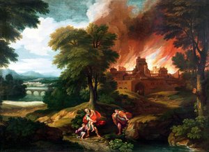 特洛伊的燃烧 作者 尼古拉斯·普桑（Nicolas Poussin）
